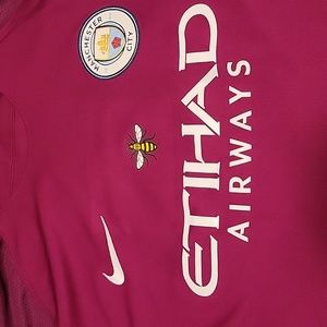 2017 Manchester City Manchester Bee Leroy Sane Nike Jersey